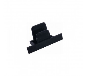 Įleidžiamo bėgelio užbaigimas PROFILE RECESSED DEAD END CAP BLACK